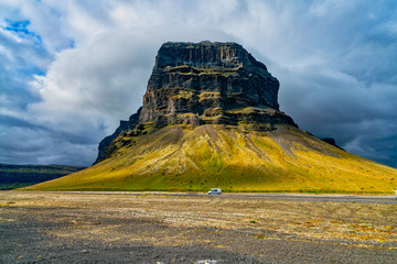 Mountain close to Núpsstaður, Spouthern Iceland
