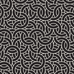 Vector seamless pattern. Modern stylish abstract texture. Repeating geometric tiles..