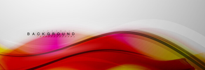 Smooth blur wave background