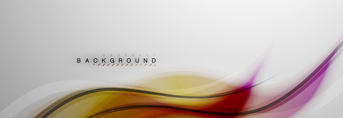Smooth blur wave background