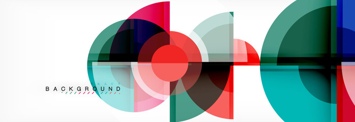 Obraz premium Circle abstract background