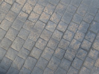 texture of a concrete tiles pavement