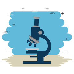 microscope lab isolated icon