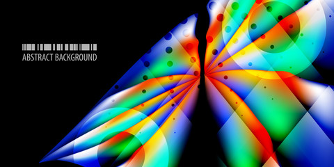 Geometric colorful abstract background