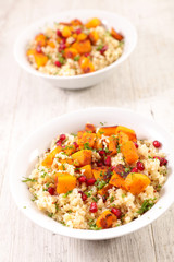 autumn quinoa salad with pumpkin