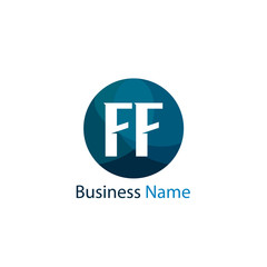Obraz premium Initial Letter FF Logo Template Design
