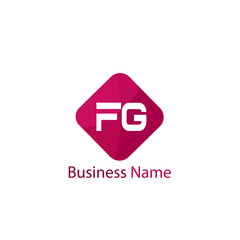 Initial Letter FG Logo Template Design