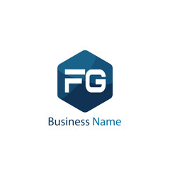 Initial Letter FG Logo Template Design