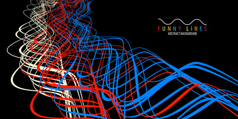 Geometric colorful abstract background