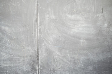 Chalk rubbed out on blackboard