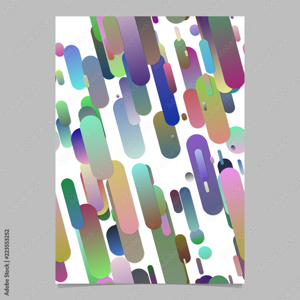 Poster colorful abstract modern gradient stripe pattern brochure background template graphics
