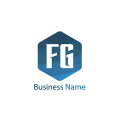 Initial Letter FG Logo Template Design
