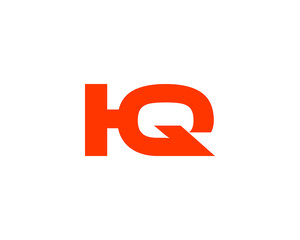 HQ Letter Logo Design Template Vector