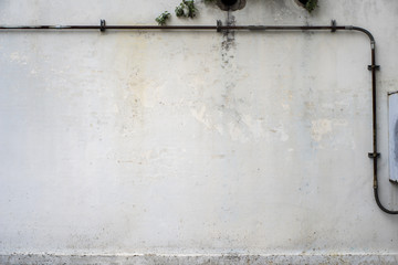 Texture of old gray concrete wall for background