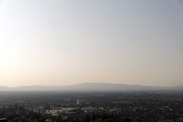 Obraz premium A view of cityscape of Los Angeles, California