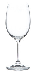 Wine glass on white background with curve -ready to work