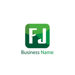 Initial Letter FJ Logo Template Design