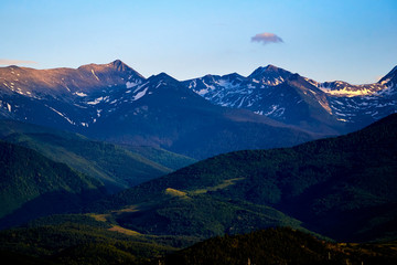 Fototapeta premium Beautiful mountains landscape