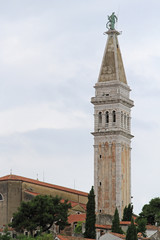 Fototapeta premium Bell Tower Rovinj Croatia