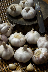 Garlic preparation to mix with traditional various of foods.