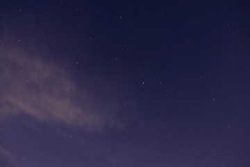 Obraz na płótnie Canvas sky with stars, comet and nebula
