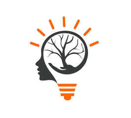 think root logo vector