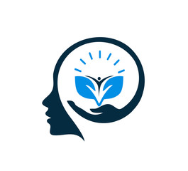 think people with tree logo vector