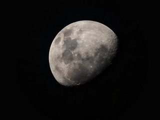 Half Moon Background / The Moon is an astronomical body that orbits planet Earth