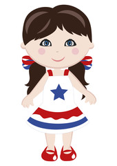 Independence day girl