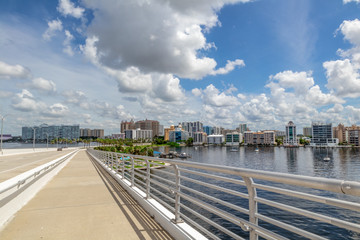 Over the Ringling bridge 