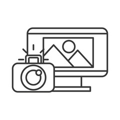 computer screen photographic camera photo