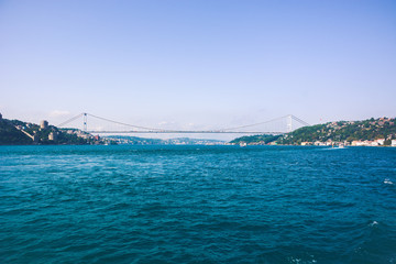 bosphorus bridge in İstanbul