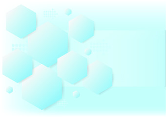 Abstract technology background with polygonal shape Hi-tech concept ,Vector Illustration