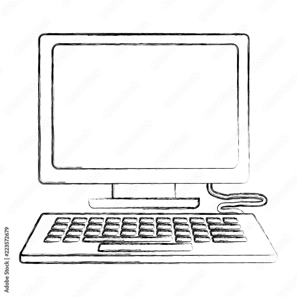 Poster computer keyboard device technology digital