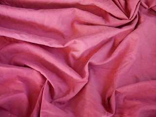 Red silk fabric background