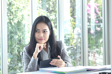 Obraz premium business, people, person ,female , concept