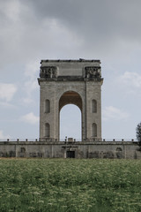 Military monument on Asiago in memory of soldiers died during World War I - Italy