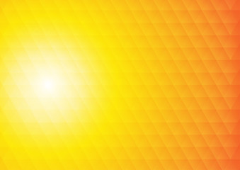 Fototapeta premium Vector : Abstract squares on orange yellow background