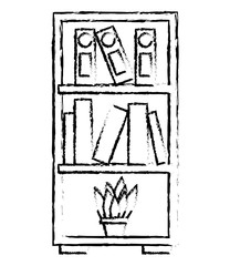 books case library icon