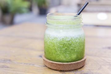 Green smothiee. Detox superfood	
