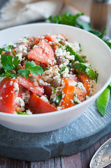 Salad with lentils