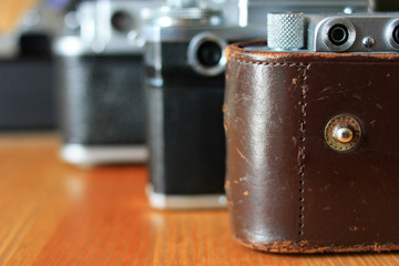 Vintage film cameras