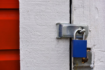 Old Padlock Close Up