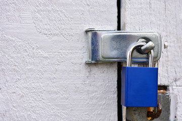 Old Padlock Close Up