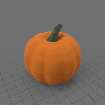 Stylized pumpkin
