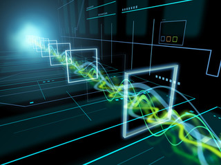 High technology background