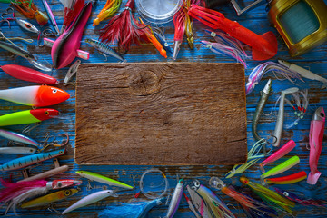 Fishing lures tackle collection minnows