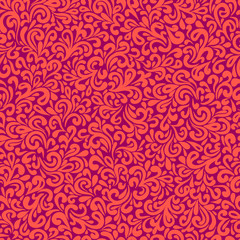 Wavy doodle seamless pattern