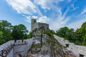 ruins of the castle in Smolen