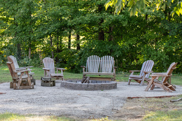 Backyard Patio Fire Pit Homemade